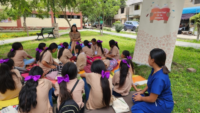 Ministerio de Cultura fomenta la lectura y escritura en niñas y adolescentes de Inabif