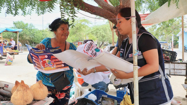 Piura contra el dengue en el mercado Santa Rosa