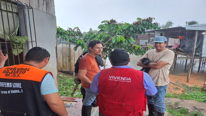 La Municipalidad Provincial de Alto Amazonas, a través de la División de Defensa Civil, en articulación con el Ministerio de Vivienda Perú