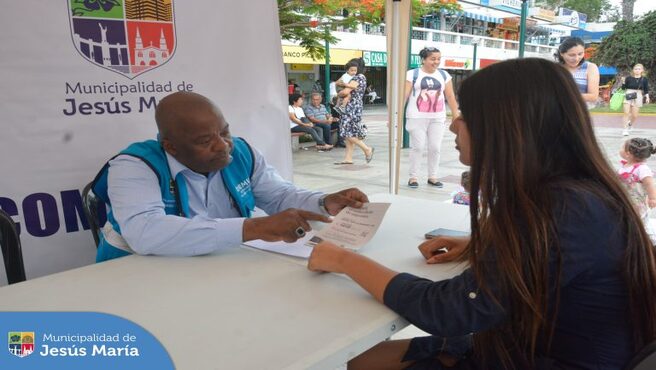  Se realizó la Feria Informativa sobre la Prevención de la Trata de Personas  en la Plazuela del Conjunto Residencial San Felipe. En esta actividad se brindó a los vecinos información sobre este terrible delito así como los pasos a seguir para realizar una denuncia.  