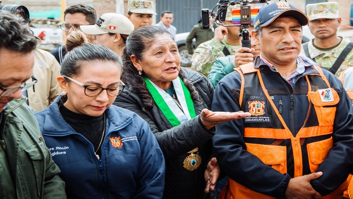 AUTORIDADES NACIONALES VERIFICAN ZONAS AFECTADAS EN NUESTRO DISTRITO.