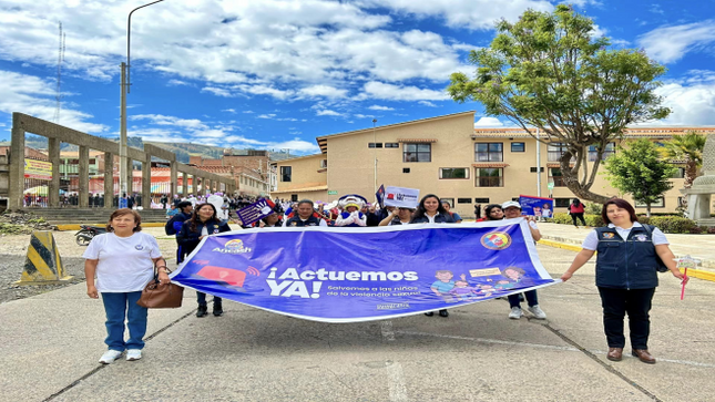 DIRECCIÓN REGIONAL DE SALUD DE ÁNCASH PARTICIPÓ EN LA CAMPAÑA MULTISECTORIAL  “ACTUEMOS YA"