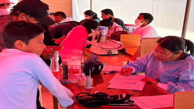 MÁS DE 100 PERSONAS FUERON ATENDIDAS EN LA CAMPAÑA INTEGRAL EN EL PUERTO DE HUARMEY