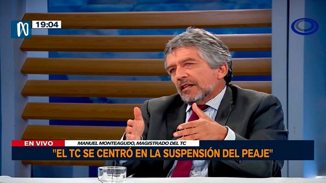 Magistrado Manuel Monteagudo: “Luego de una evaluación fáctica, el TC concluyó que se lesionó el derecho fundamental al libre tránsito”