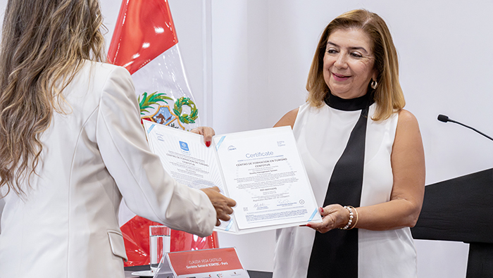 CENFOTUR logra la Renovación de la Certificación Internacional ISO 9001:2015