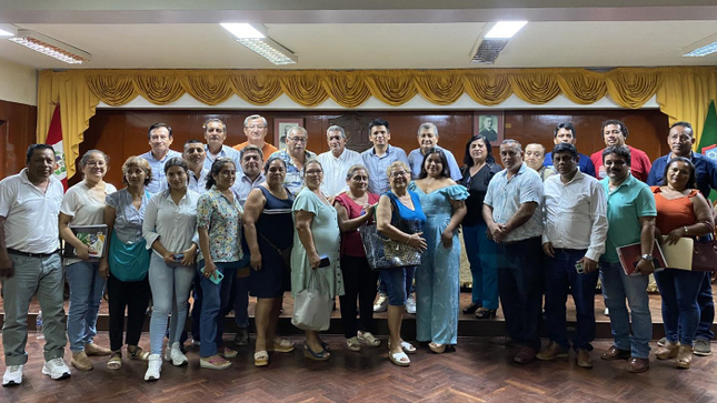 trabajo con dirigentes vecinales de la provincia de Sullana