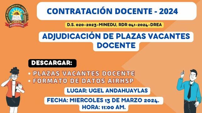 Contratacion docente 2024 adjudicacion 13032024