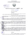 Vista preliminar de documento Resolución Directoral. N° 0707 - 2024