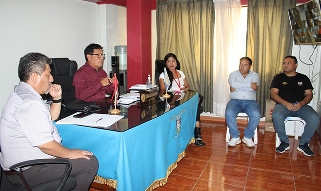Reunión de trabajo con equipo técnico MVCS, MDA y Comunidad Campesina de Aucallama.