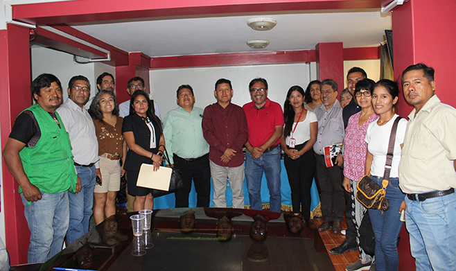 Reunión de trabajo con equipo técnico MVCS, MDA y Comunidad Campesina de Aucallama.