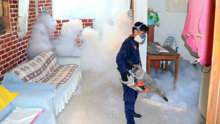 Intervienen 5 mil viviendas en campaña de fumigación contra el dengue en La Unión