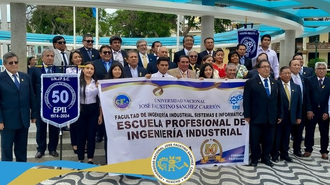 50.° aniversario de creación institucional de la Escuela Profesional de Ingeniería Industrial. 