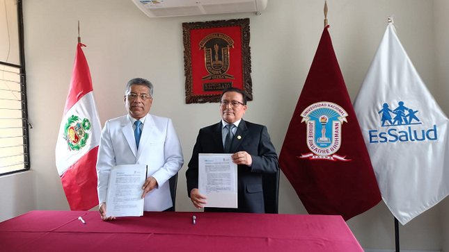 EsSalud Tacna y Universidad Jorge Basadre firman convenio para formación de alumnos