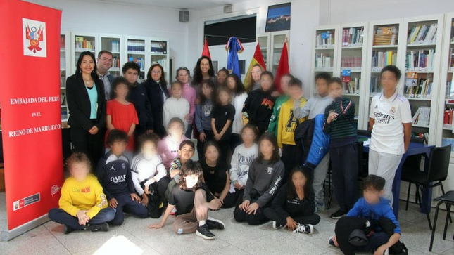 Embajada del Perú en Marruecos destaca rol histórico de la mujer peruana en evento con estudiantes del Colegio Español de Rabat
