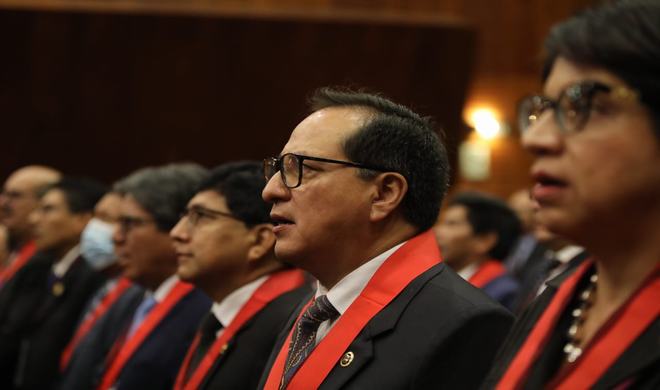 El presidente de la Corte Superior de Lima Sur Dr. Marco Angulo Morales participó de la reunión anual de presidentes de Cortes