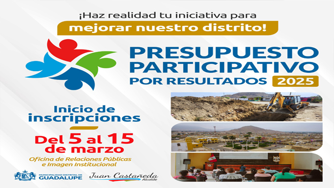 ¡Presupuesto Participativo 2025!