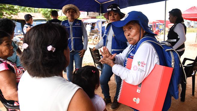 Pucallpa: población afectada por fuentes inundaciones recibe asistencia técnica en salud y prevención de enfermedades