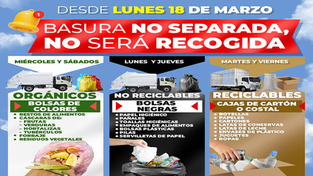 ¡Haz La Diferencia! Separa Tu Basura Y Contribuye Al Cuidado Del Medio Ambiente