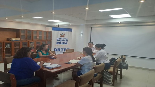 DRTPE Piura realizo reunión con representantes de la Municipalidad Veintiséis de Octubre para próxima Feria Laboral.
