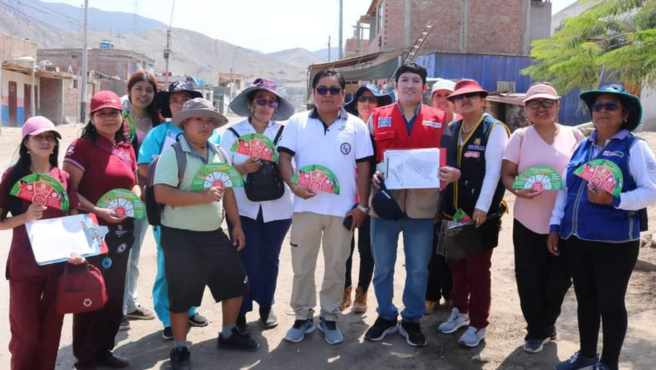Mala: Se intensifica el control larvario en la lucha contra el dengueen el AA.HH. Dignidad Nacional.