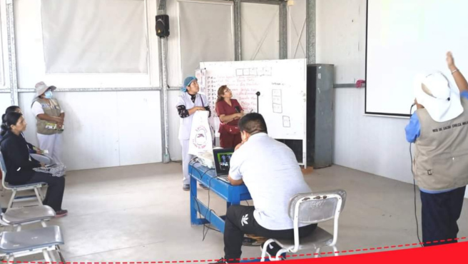 RIS Chilca Mala realiza sesiones educativas sobre dengue.