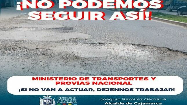 📌No podemos seguir teniendo esta vía de alto tránsito en estas condiciones. Ministerio de Transportes y Comunicaciones del Perú y Provias Nacional les pedimos que puedan realizar el mantenimiento respectivo 𝒐 𝒒𝒖𝒆 𝒏𝒐𝒔 𝒑𝒆𝒓𝒎𝒊𝒕𝒂𝒏 𝒕𝒓𝒂𝒃𝒂𝒋𝒂𝒓 𝒑𝒂𝒓𝒂 𝒎𝒆𝒋𝒐𝒓𝒂𝒓 𝒆𝒔𝒕𝒂 𝒊𝒎𝒑𝒐𝒓𝒕𝒂𝒏𝒕𝒆 𝒗𝒊́𝒂. 