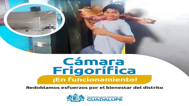 ¡Ahora la Cámara Frigorífica está en funcionamiento! 