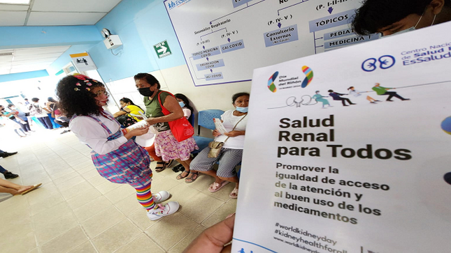 EsSalud Tumbes concientiza sobre el cuidado renal en el Día Mundial del Riñón