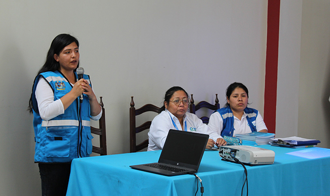 Taller de capacitación "Aplicación del Cálculo de la Cuota Familiar" en las JASS.