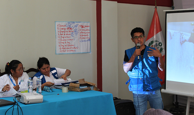 Taller de capacitación "Aplicación del Cálculo de la Cuota Familiar" en las JASS.