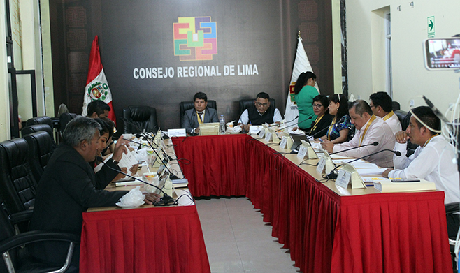 Día histórico: Consejo Regional de Lima aprueba por unanimidad proyecto.