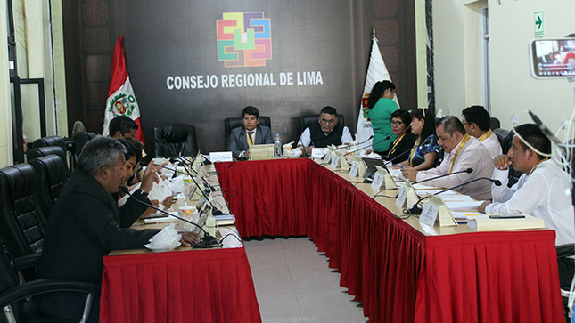 Día histórico: Consejo Regional de Lima aprueba por unanimidad proyecto.