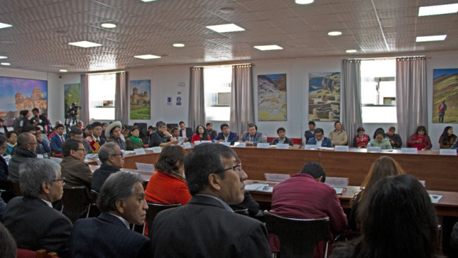 Integrantes del Consejo de Concertación Regional CCR de Cusco, juramentan hoy