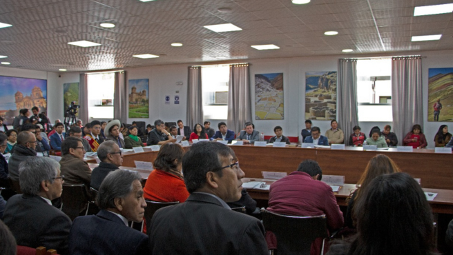 Integrantes del Consejo de Concertación Regional CCR de Cusco, juramentan hoy 