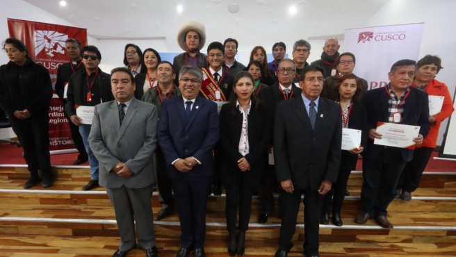 Integrantes del Consejo de Concertación Regional CCR de Cusco, juramentan hoy 