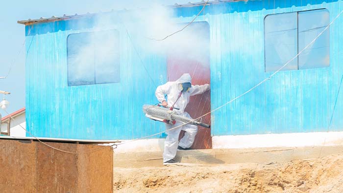 Con el objetivo de contrarrestar la propagación del dengue en la provincia de Huarmey.