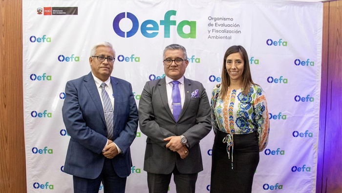 Ministro del Ambiente, PCD del OEFA y Gerenta General del OEFA