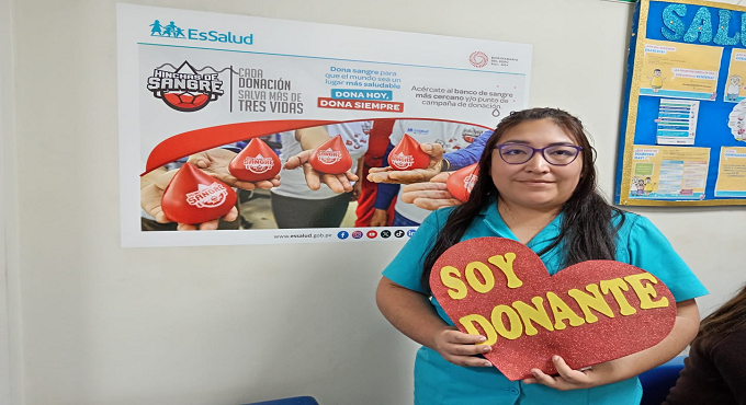 EsSalud Amazonas: personal administrativo y asistencial se unen a campaña de donación voluntaria de sangre
