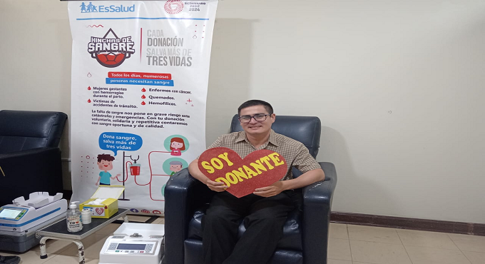 EsSalud Amazonas: personal administrativo y asistencial se unen a campaña de donación voluntaria de sangre