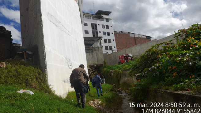 Realizaron esta mañana una inspección ocular a la Quebrada Ismayacu de nuestra Provincia