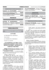 Vista preliminar de documento Ley Nº 30525, Ley que modifica la ley 30001, Ley de Reinserción Económica y Social para el Migrante Retornado, y restablece los beneficios tributarios.
