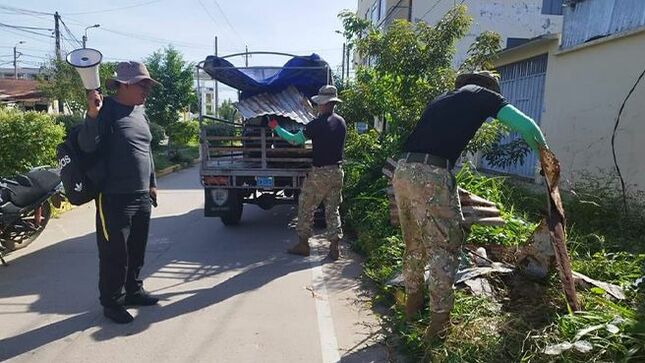 Madre de Dios realiza jornada de recojo de inservibles y eliminación de criaderos de zancudos