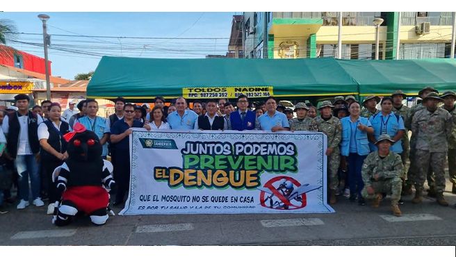 Madre de Dios realiza jornada de recojo de inservibles y eliminación de criaderos de zancudos