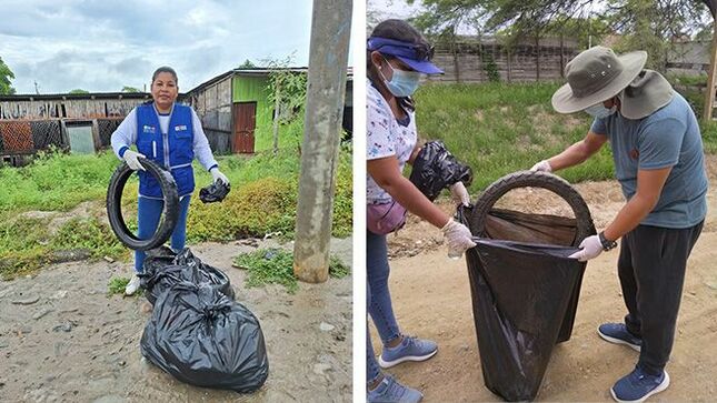 Tumbes: se logra recolectar más de 30 toneladas de inservibles para hacerle frente al dengue