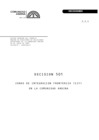Vista preliminar de documento Decisión 501: Zonas de Integración Fronteriza (ZIF) en la Comunidad Andina. 