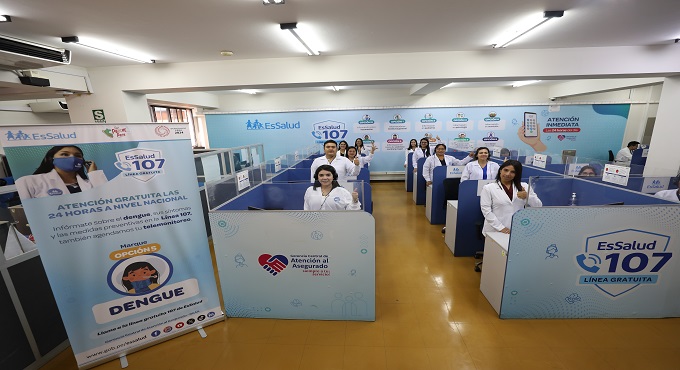 EsSalud intensifica lucha contra el dengue con descarte de síntomas en Línea 107