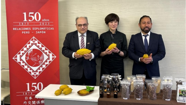 El cacao peruano se luce en el “Nagoya International Center”