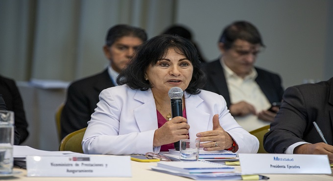 Presidenta de EsSalud dio la bienvenida a delegación del Comité de Salud de la Organización para la Cooperación y el Desarrollo Económico