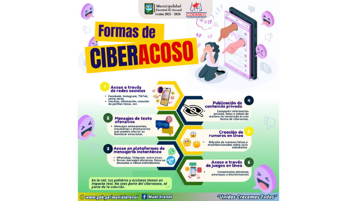 Flyer de la campaña contra el ciberacoso