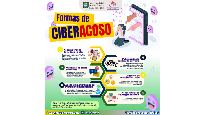 Flyer de la campaña contra el ciberacoso 